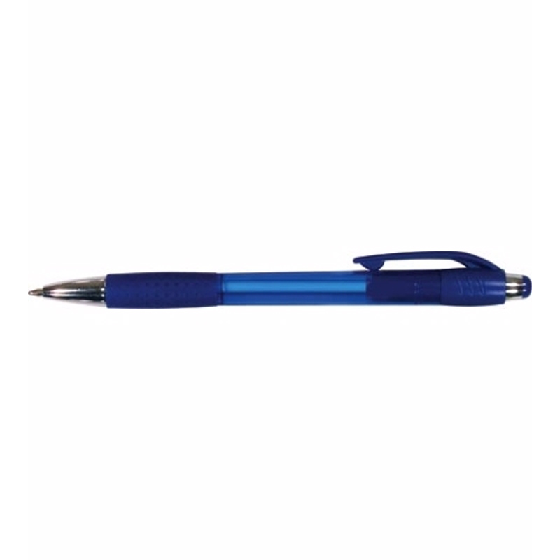Mardi Gras Grip Pen, Blue Ink