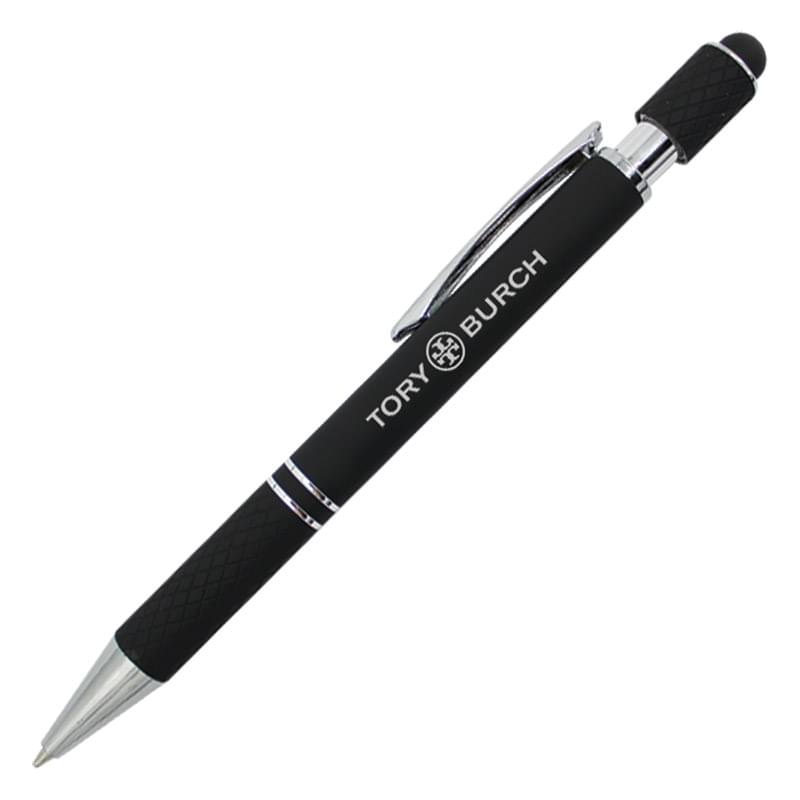 Halcyon® Executive Metal Spin Top Pen with Stylus