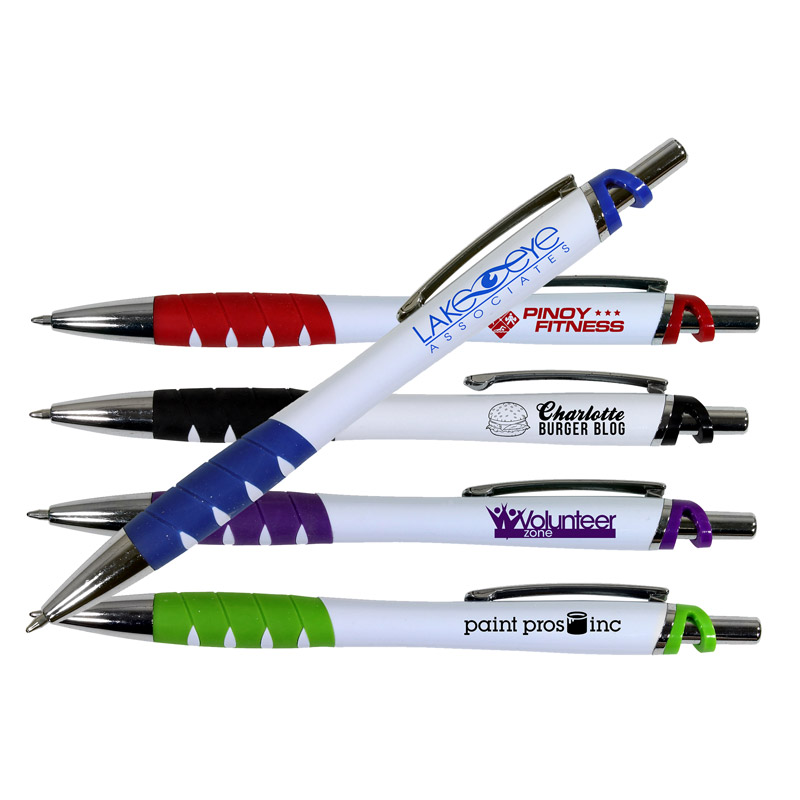 White Prestige Grip Pen