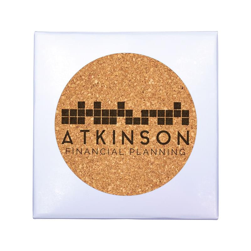 Deluxe Cork Coasters, Pack of 4