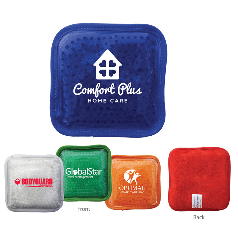 Plush Square Gel Bead Hot/Cold Pack