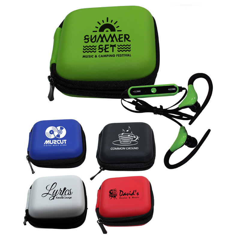 Wireless Bluetooth (TM) Ear Buds with Case