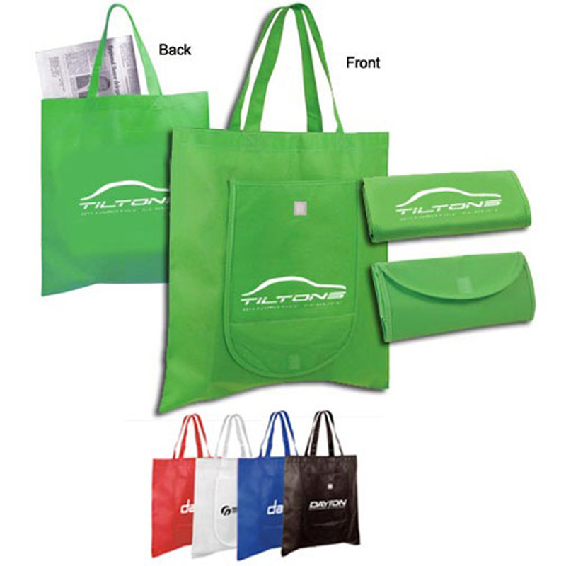 Non-Woven Fold 'n Go Tote Bag