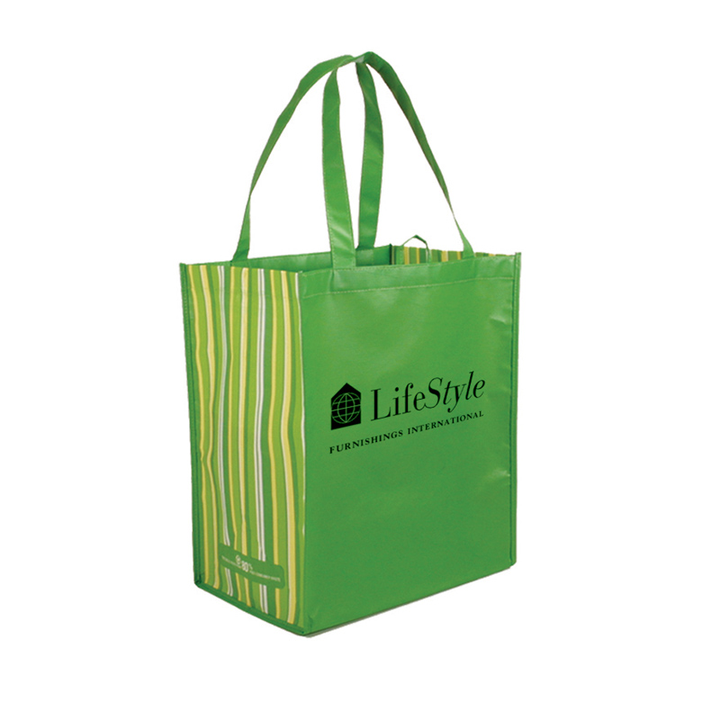 Rpet Striped Tote Bag