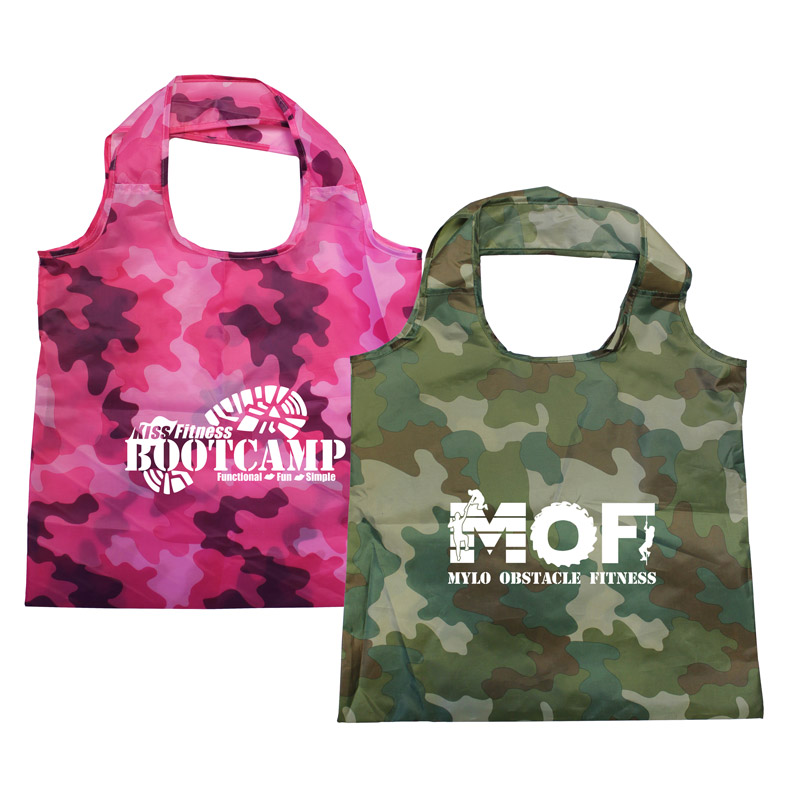 Camo RPET Fold-Away Carryall