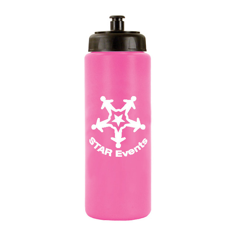 32 oz. Sports Bottle with Push 'n Pull Cap