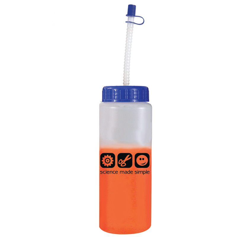 32 oz. Mood Sports Bottle with Flexible Straw