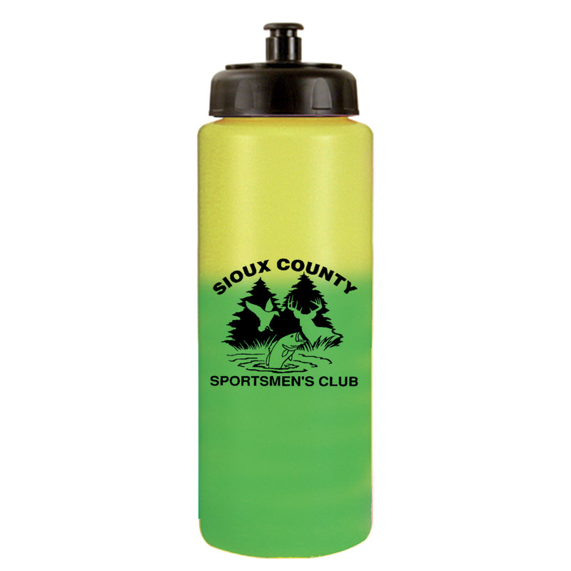 32 oz. Mood Sports Bottle with Push 'n Pull Cap