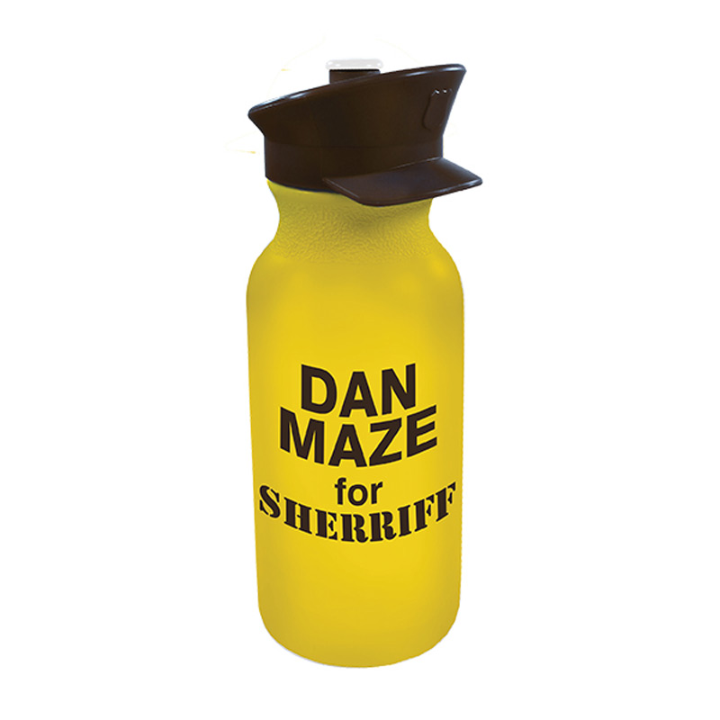 20 oz. Value Cycle Bottle with Police Hat Push 'n Pull Cap