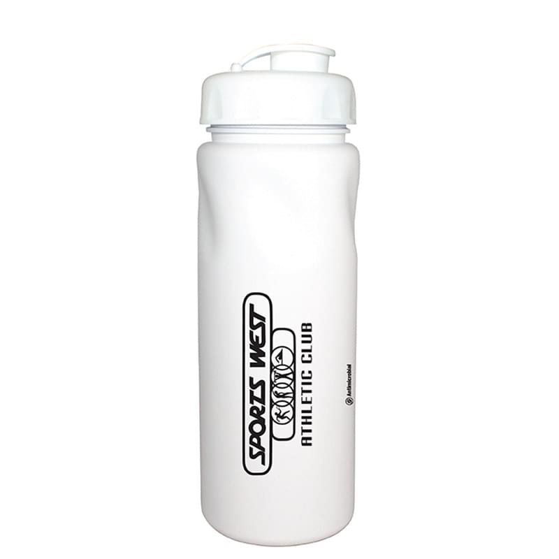 24 Oz. Antimicrobial Cycle Bottle with Flip Top Cap