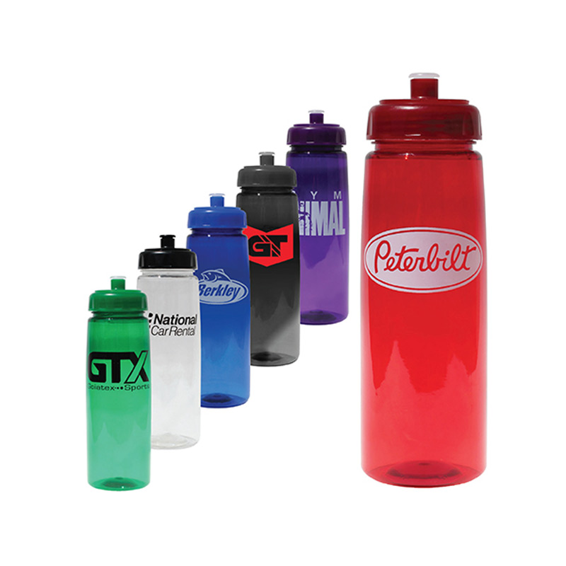 30 oz. Poly-Saver PET Bottle with Push 'n Pull Cap