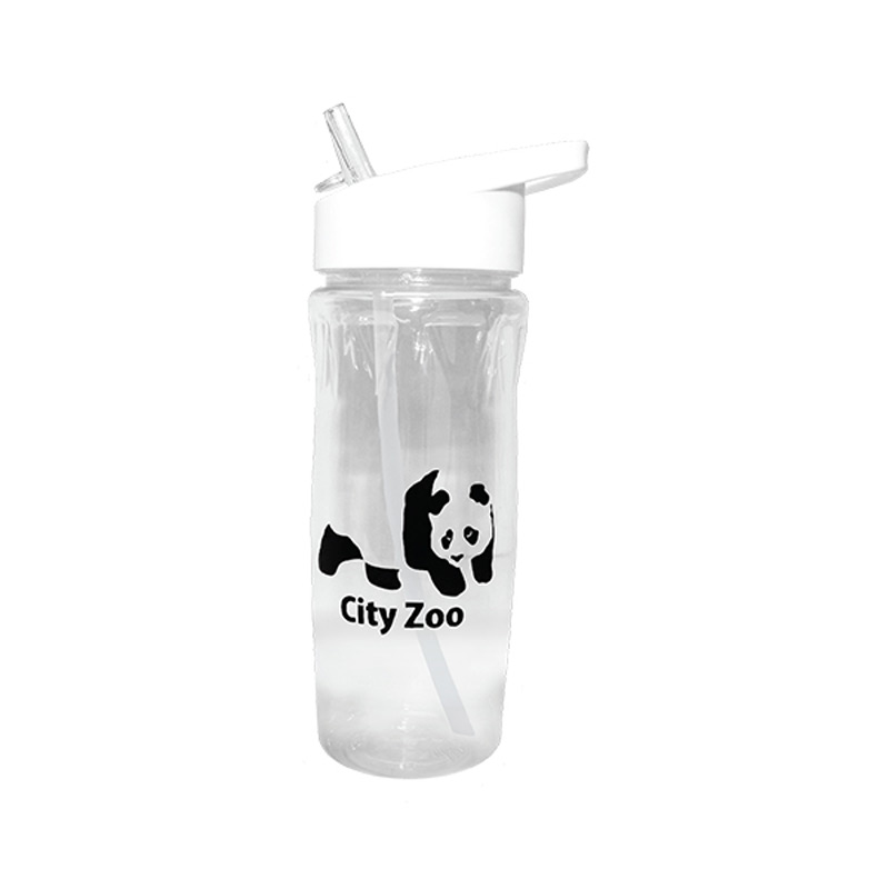 18 oz. Poly-Saver PET Bottle with Straw Cap