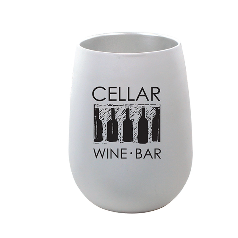 12 oz. Halcyon&reg; Stainless Steel Wine Glass