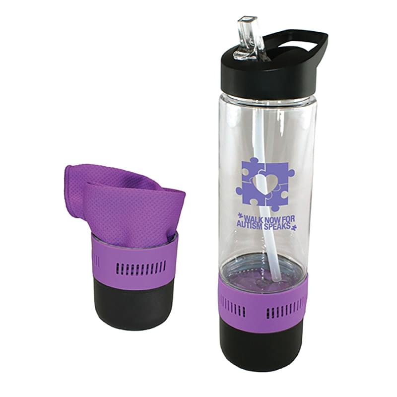 17 oz. Co-Poly Bottle with Cooling Towel