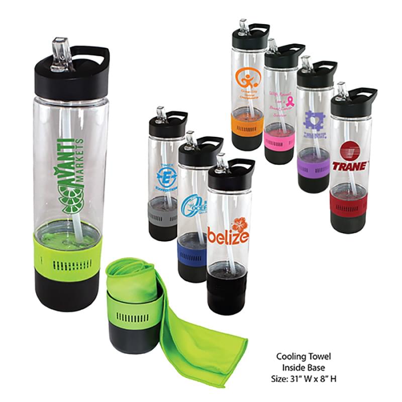 17 oz. Co-Poly Bottle with Cooling Towel