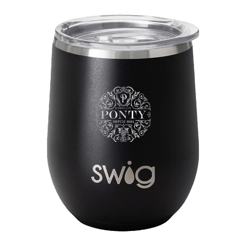 Swig® 12 oz. Matte Stemless Wine Cup, Laser, Standard