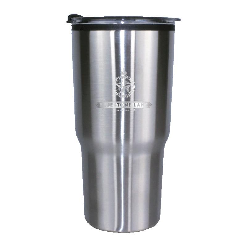 20 oz. Ares Tumbler with Stainless Straw/Flip Top Lid, Laser, Premium