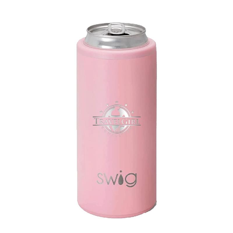 Swig® 12 oz. Skinny Matte Can Cooler, Laser, Premium