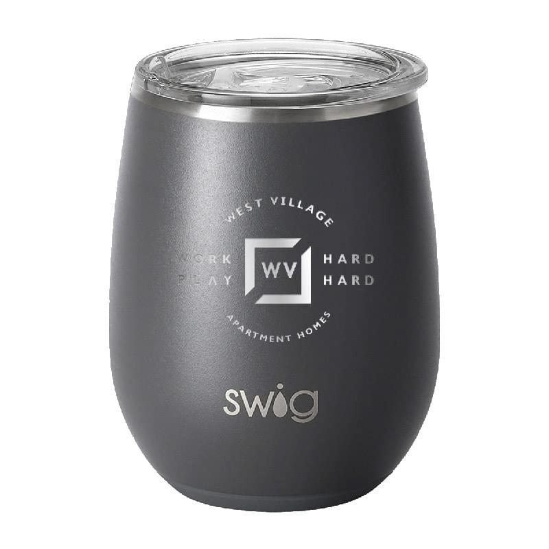 Swig® 14 oz. Matte Stemless Wine Cup, Laser, Premium