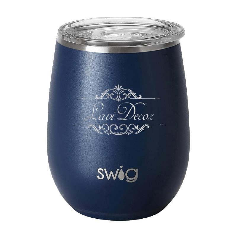 Swig® 14 oz. Matte Stemless Wine Cup, Laser, Premium