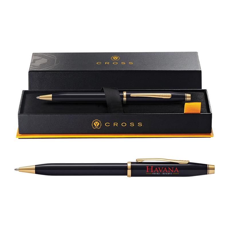 Cross® Century II Black Lacquer Pen, Full Color Digital