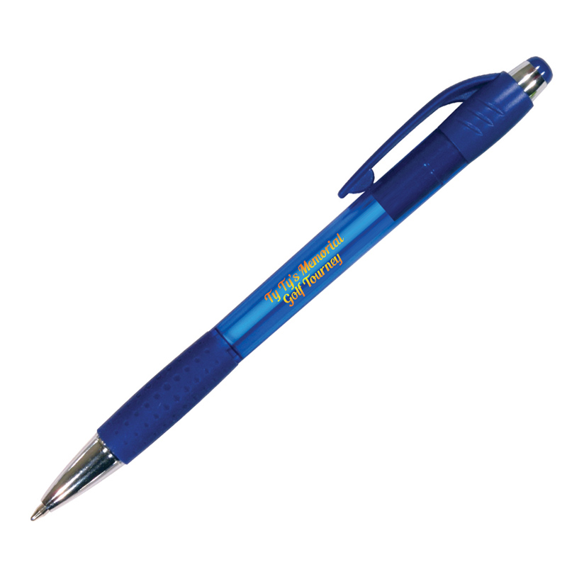 Mardi Gras Grip Pen, Full Color Digital
