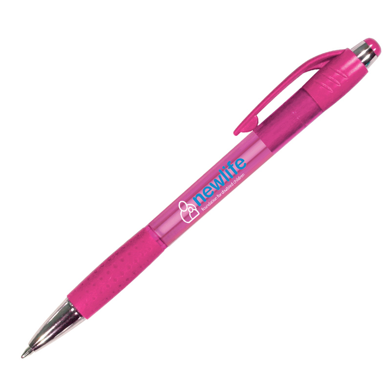 Mardi Gras Grip Pen, Full Color Digital
