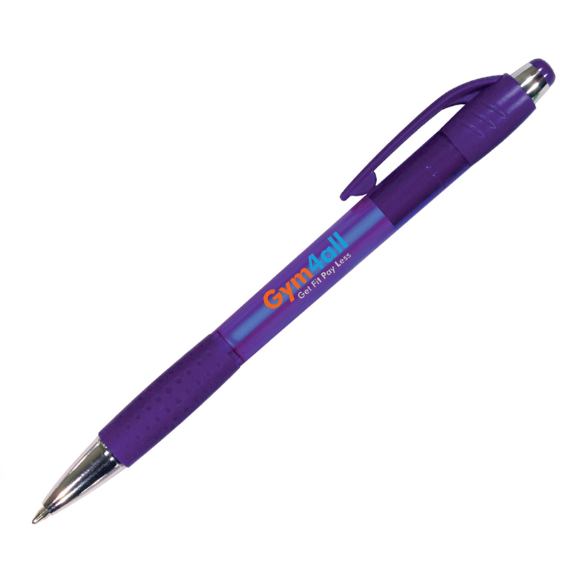 Mardi Gras Grip Pen, Full Color Digital