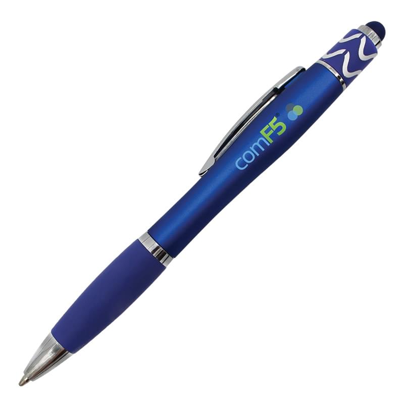 Halcyon® Silhouette Spin Top Pen with Stylus, Full Color Digital
