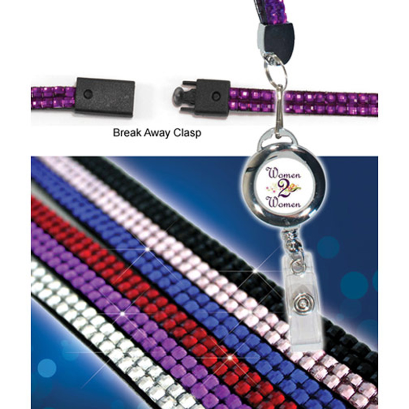 Blingyard With Retractable Badge Holder,Full Color Digital