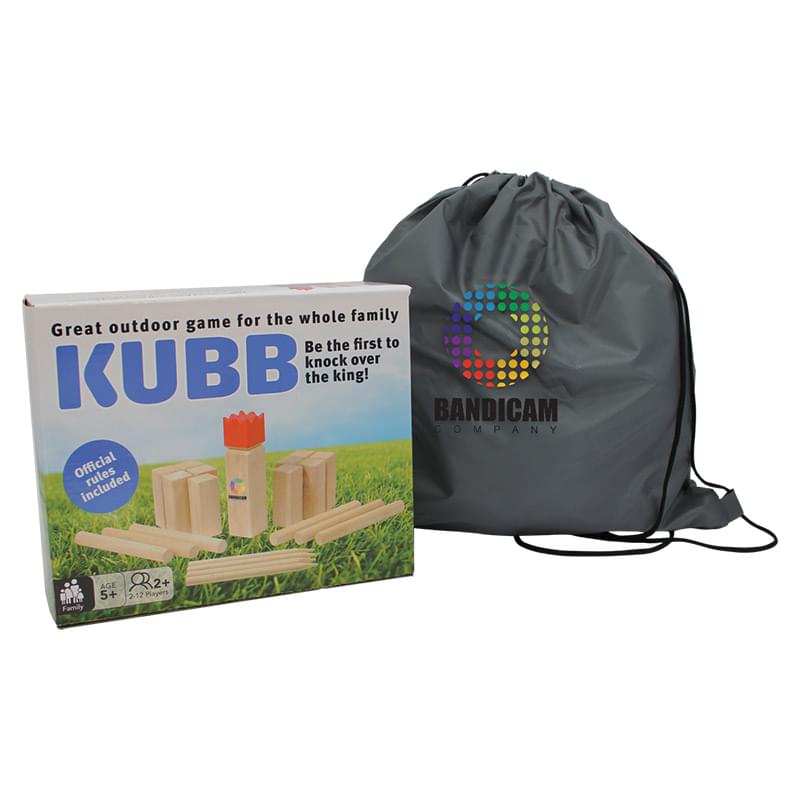 Kubb Game, Full Color Digital