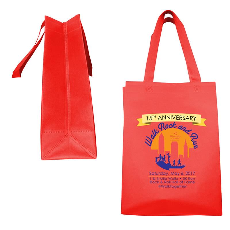 Thrifty Grocery Tote Bag, Full Color Digital