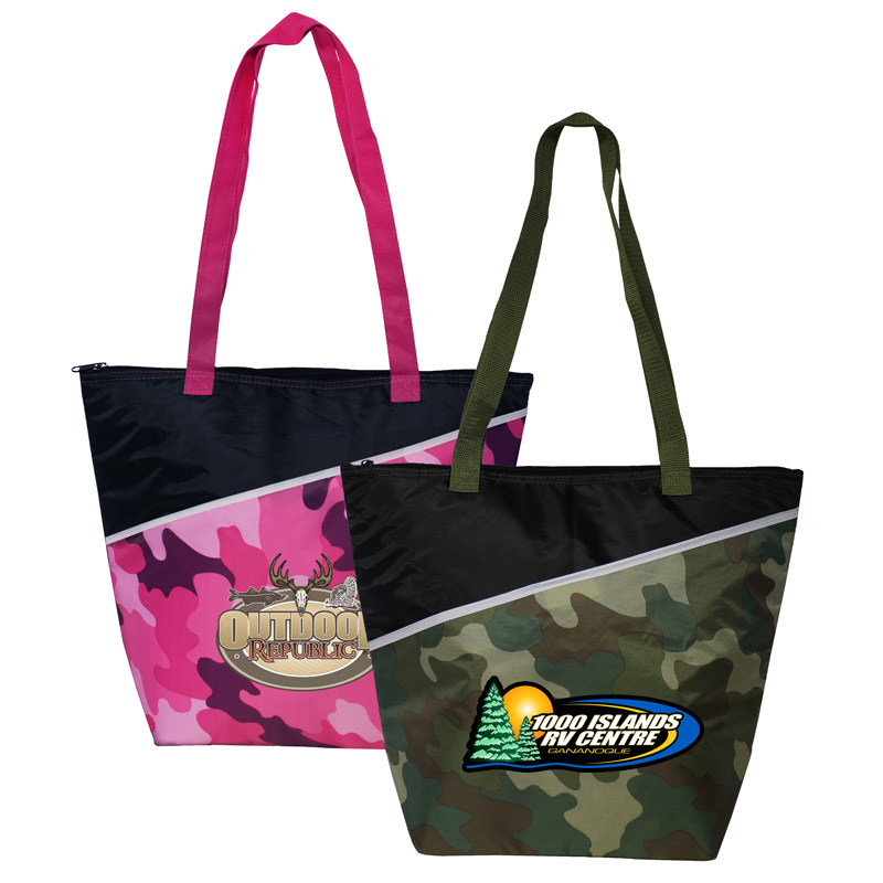 Camo Insulated Cooler Bag, Full Color Digital