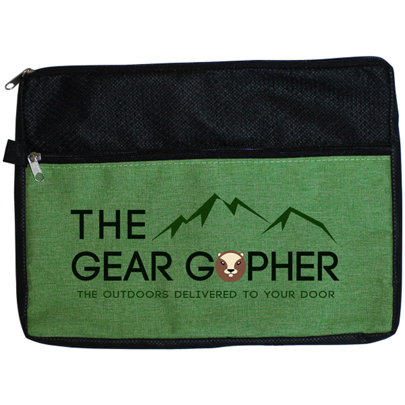 Double Zipper Accessory Bag, Full Color Digital