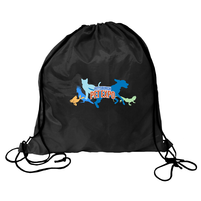 RPET Drawstring Backpack, Full Color Digital