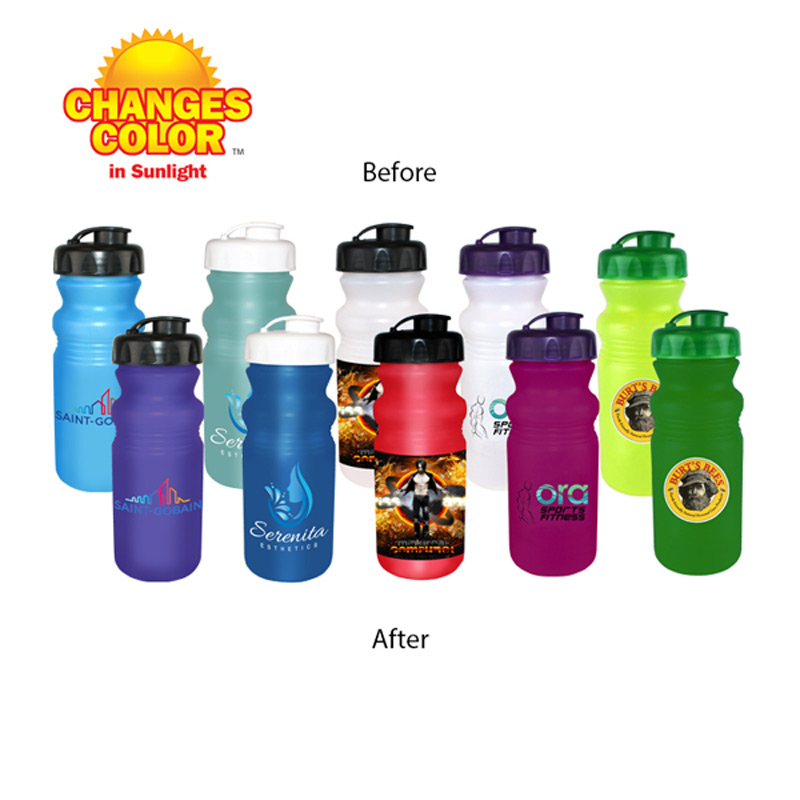 20 oz. Sun Fun Cycle Bottle with Flip Top Cap, Full Color Digital Direct