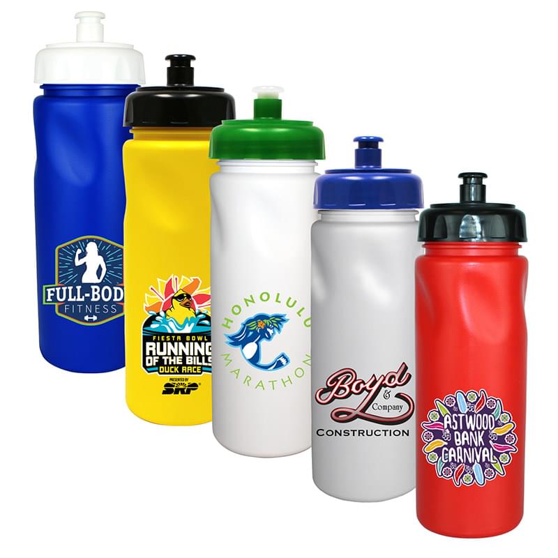24 Oz. Cycle Bottle with Push 'n Pull Cap, Full Color Digital