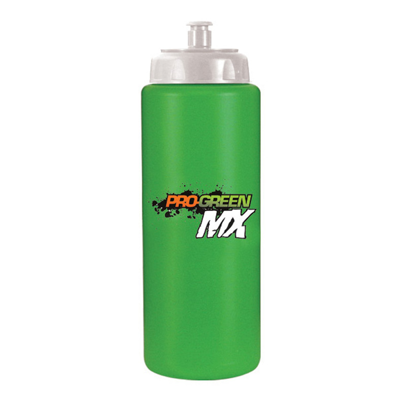 32oz. Sports Bottle w/Push 'n Pull Cap, Full Color Digital