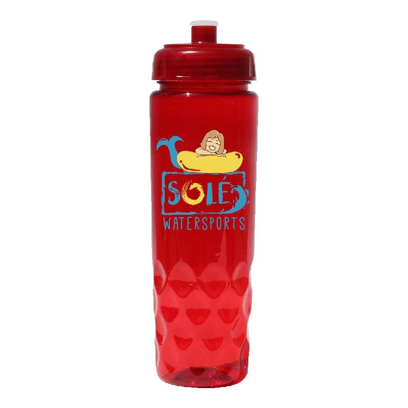 24 oz. Recycled PET Bottle with Push 'n Pull Cap, Full Color Digital