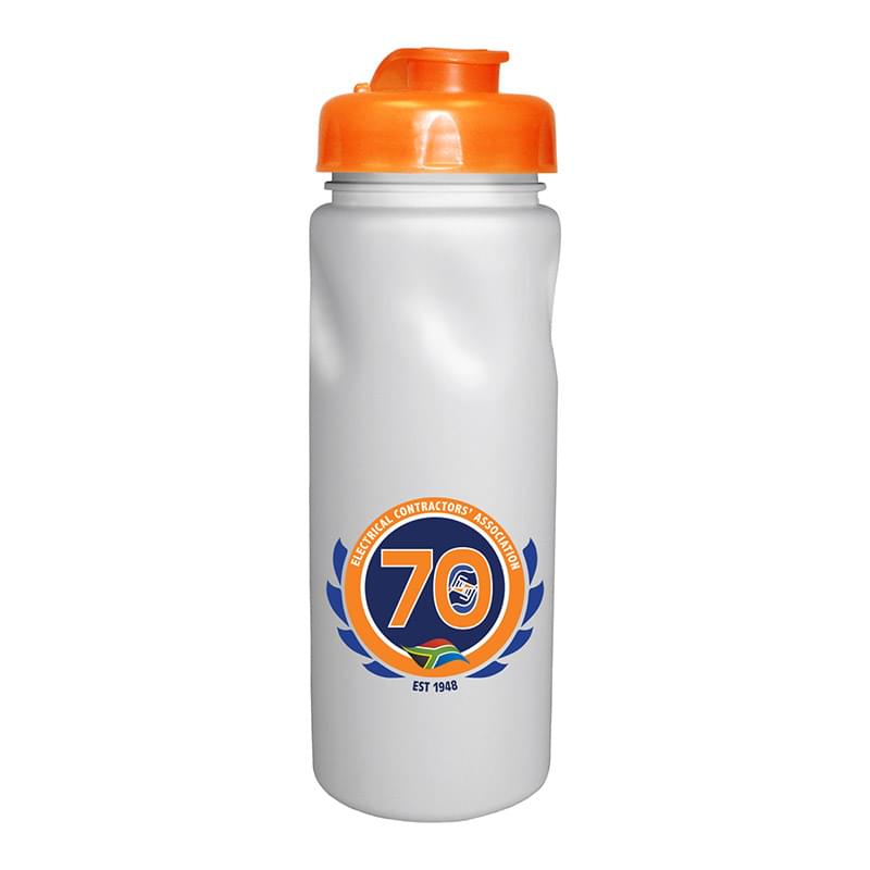 24 Oz. Cycle Bottle with Flip Top Cap, Full Color Digital 