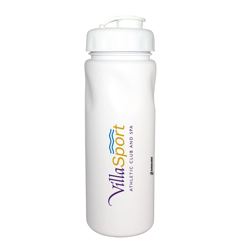 24 Oz. Antimicrobial Cycle Bottle with Flip Top Cap, Full Color Digital