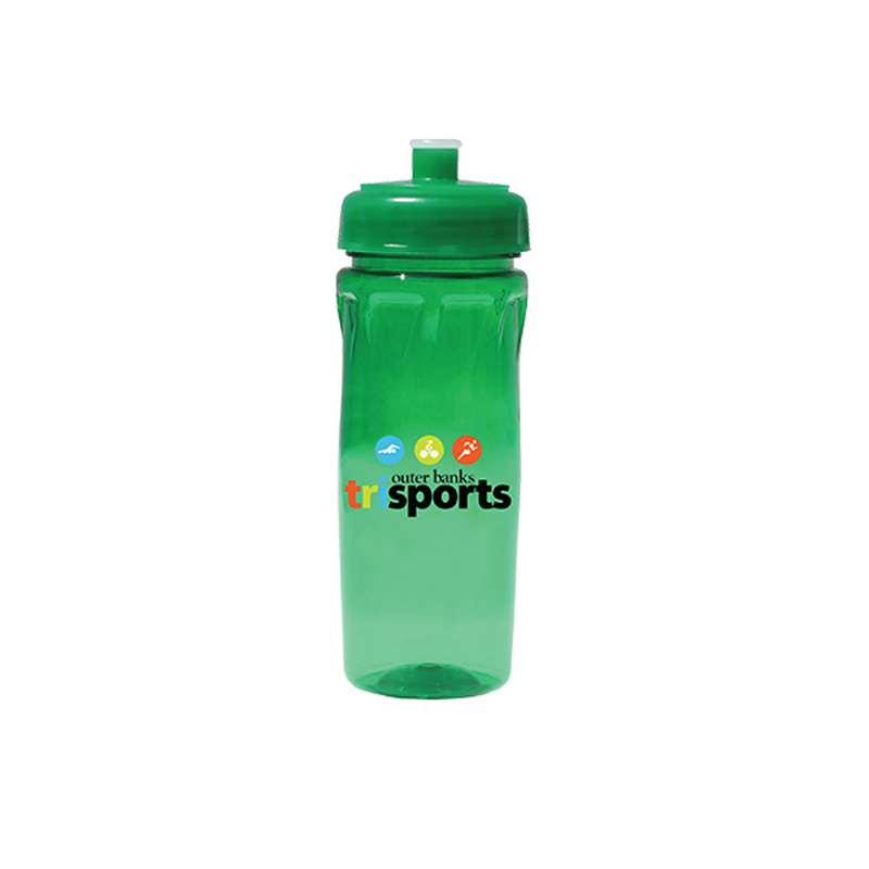 18 oz. Poly-Saver PET Bottle with Push "n Pull Cap, Full Color Digital