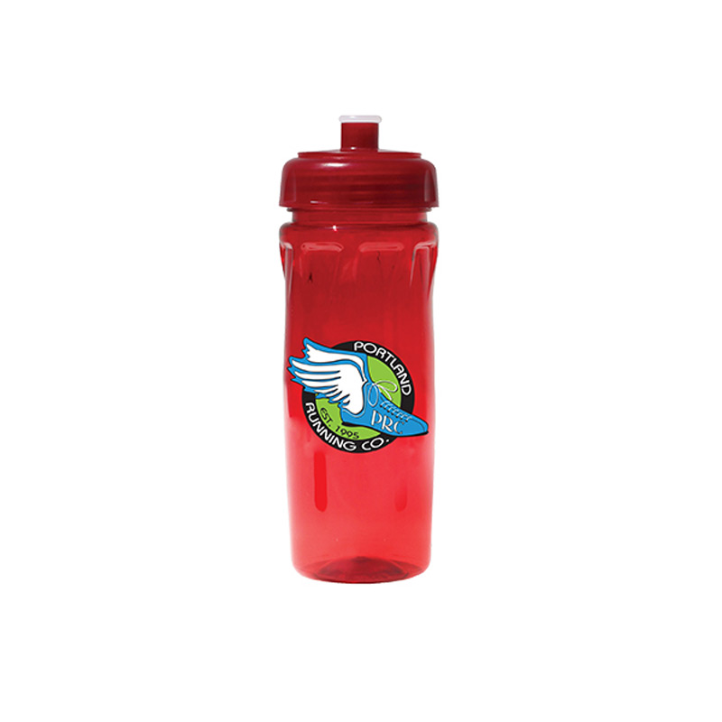 18 oz. Poly-Saver PET Bottle with Push "n Pull Cap, Full Color Digital