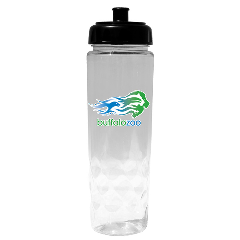 24 oz. Poly-Saver PET Bottle with Push 'n Pull Cap, Full Color Digital