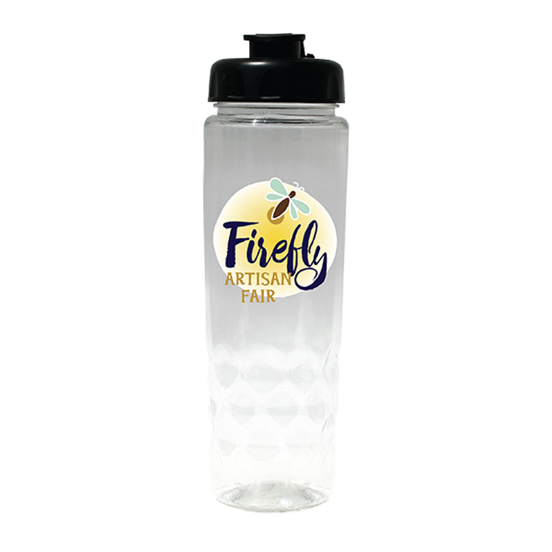 24 oz. Poly-Saver PET Bottle with Flip Top Cap, Full Color Digital