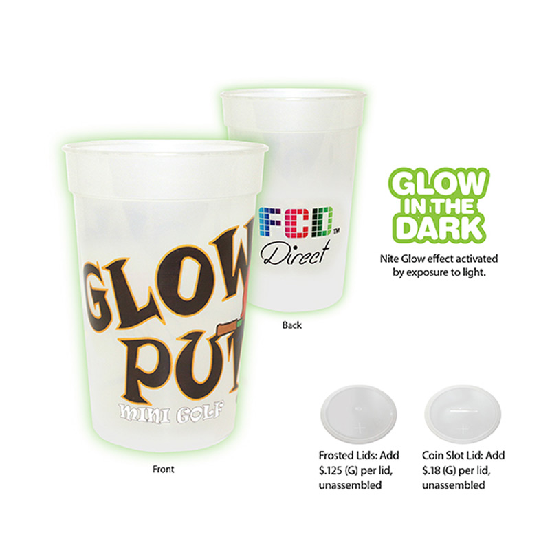 17 Oz. Nite-glow Stadium Cup, Full Color Digital