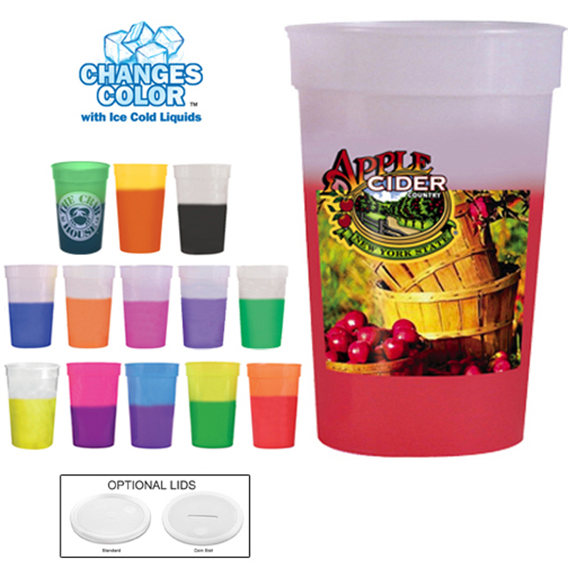 17 Oz. Mood Stadium Cup (1 Side), Full Color Digital