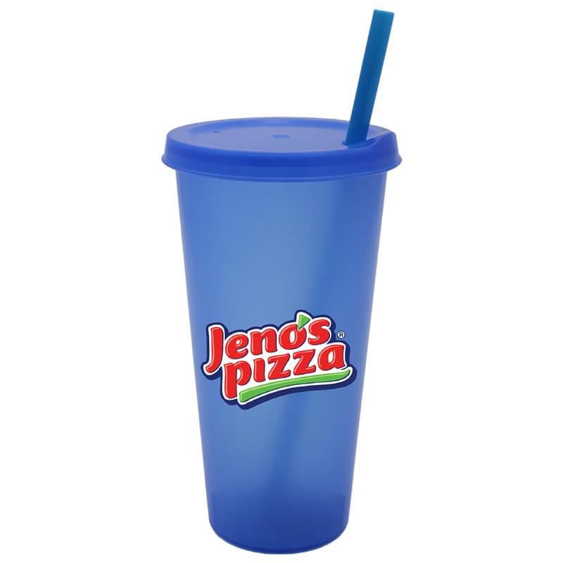 26 oz. Tumbler with Lid and Straw, Full Color Digital