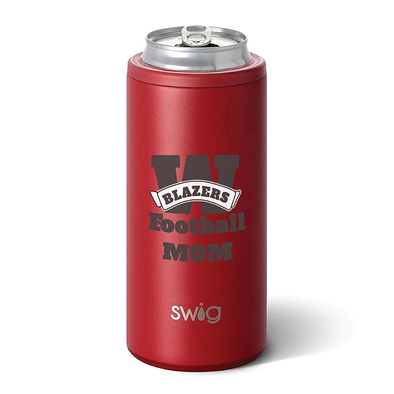 Swig® 12 oz. Skinny Matte Can Cooler, Full Color Digital