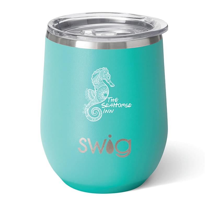 Swig® 12 oz. Matte Stemless Wine Cup, Full Color Digital